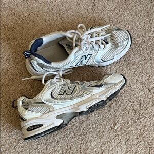 New Balance 530 White and Navy
